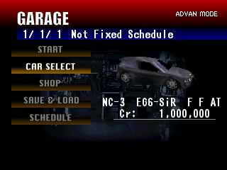 Screenshot of ADVAN Racing (PlayStation, 1998) - MobyGames