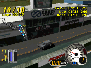 Screenshot of ADVAN Racing (PlayStation, 1998) - MobyGames