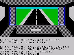 Spy-Trek Adventure (ZX Spectrum) screenshot: What a great word 'skinflint' is