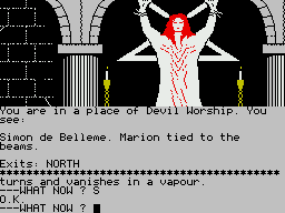 Robin of Sherwood: The Touchstones of Rhiannon (ZX Spectrum) screenshot: One of the enemies