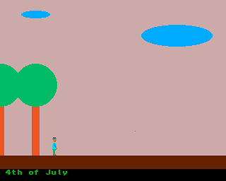 Zdzisław: Bohater Galaktyki (Amiga) screenshot: Zdzisław left alone