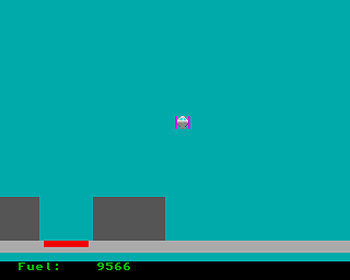 Zdzisław: Bohater Galaktyki (Amiga) screenshot: Landing area