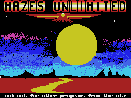 Mazes Unlimited (MSX) screenshot: Another Eaglesoft "Classic"