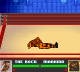 WWF Attitude (Game Boy Color) screenshot: Going in for the pin