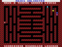 Mazes Unlimited (MSX) screenshot: Just one left