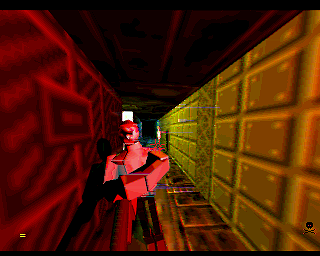 Zdzislav: Hero of the Galaxy 3D (Amiga) screenshot: Face to face