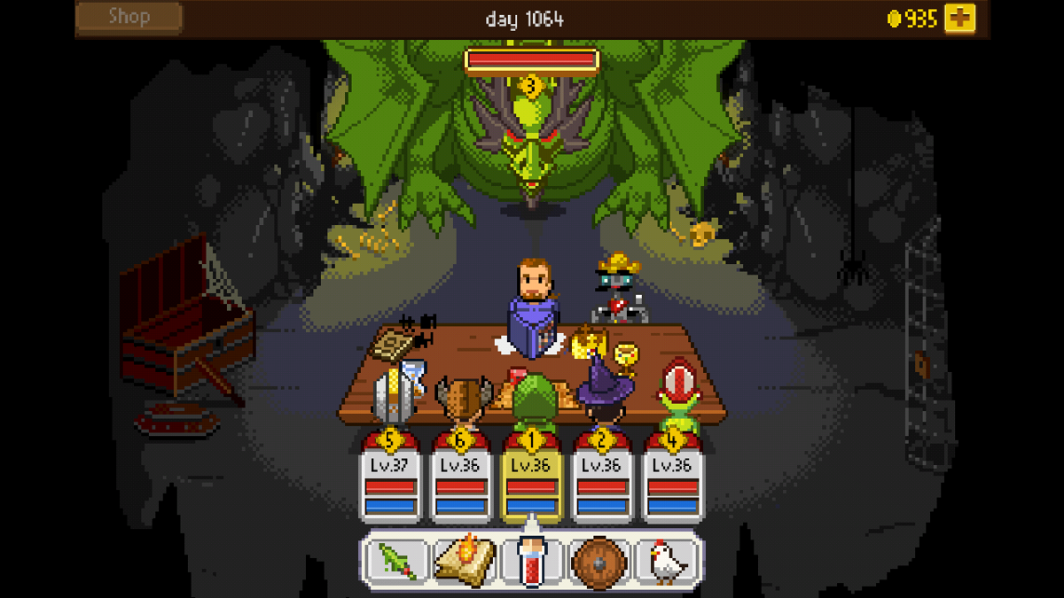 Knights of Pen & Paper + 1 Edition (Android) screenshot: Now here come the real enemies