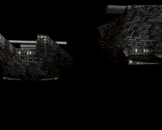 Zdzislav: Hero of the Galaxy 3D (Amiga) screenshot: Space vessels