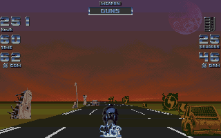 Black Viper (Amiga) screenshot: Boosting