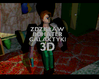 Zdzislav: Hero of the Galaxy 3D (Amiga) screenshot: Polish title screen
