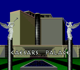 Super Caesars Palace (Genesis) screenshot: Title