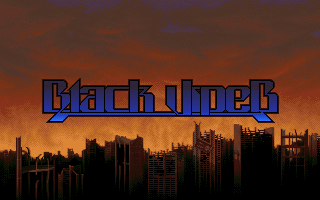 Black Viper (Amiga) screenshot: Title screen