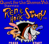Quest for the Shaven Yak starring Ren Hoëk & Stimpy (Game Gear) screenshot: Title screen