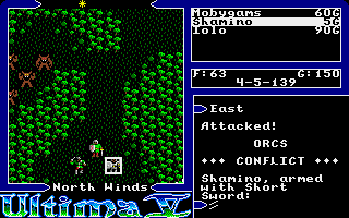 Screenshot of Ultima V: Warriors of Destiny (Amiga, 1988) - MobyGames