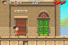 Soccer Kid (Game Boy Advance) screenshot: A typical Italian house