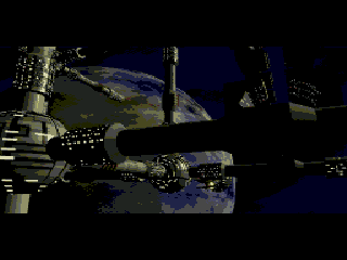 Novastorm (SEGA CD) screenshot: A screenshot from the long, long intro