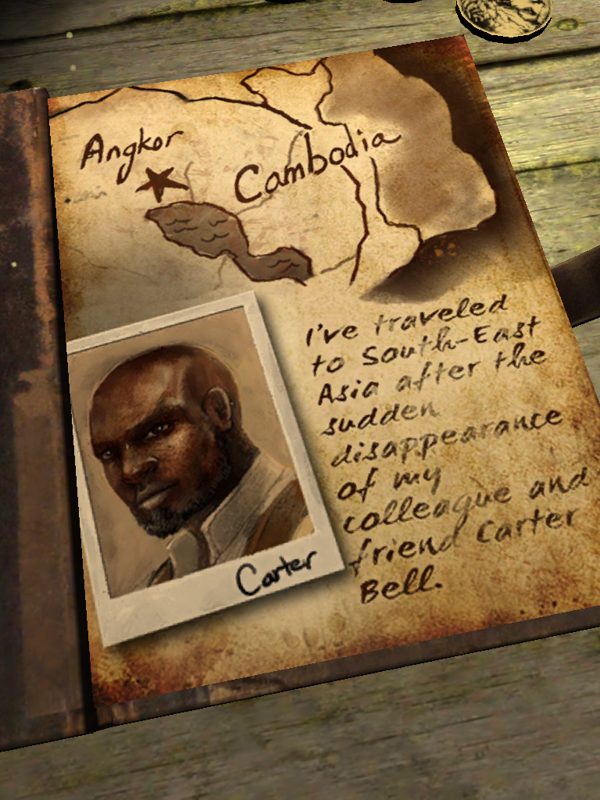 Lara Croft: Relic Run (iPad) screenshot: Opening story