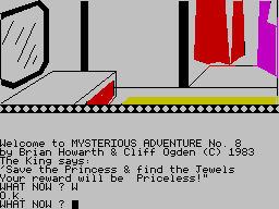 The Wizard of Akyrz (ZX Spectrum) screenshot: What's in the closet?