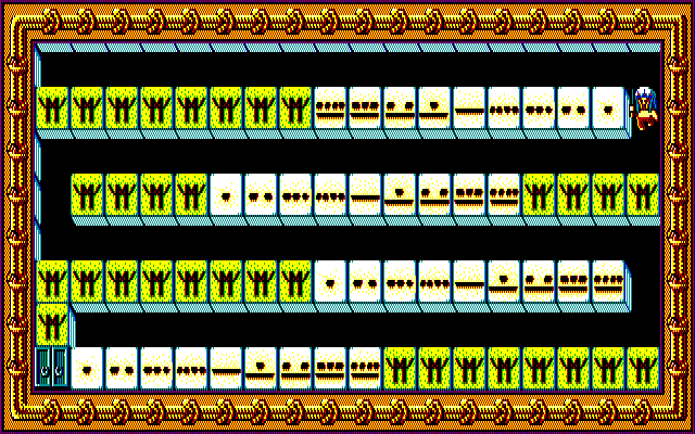 Shi-Kin-Joh (PC-88) screenshot: Another stage
