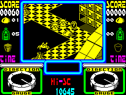 Bubbler (ZX Spectrum) screenshot: Gameplay