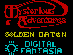 The Golden Baton (ZX Spectrum) screenshot: Loading screen