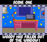 Disney•Pixar Toy Story 2 (Game Boy Color) screenshot: Stage "overview".