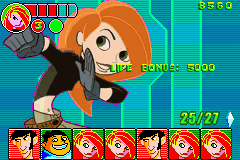 Disney's Kim Possible: Revenge of Monkey Fist (Game Boy Advance) screenshot: After each level, you'll get a password!