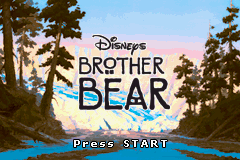 Disney's Brother Bear (Game Boy Advance) screenshot: Title screen.