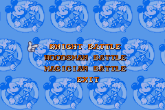 Disney's Magical Quest 3 starring Mickey & Donald (Game Boy Advance) screenshot: Party Game Menu