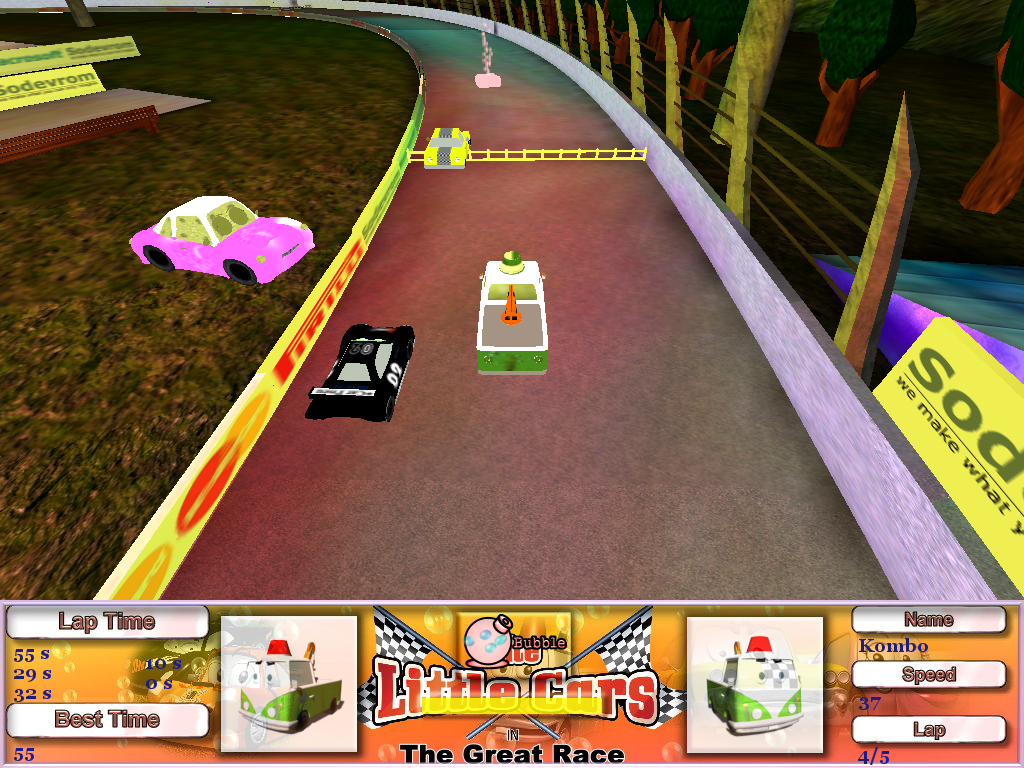 Screenshot of The Little Cars in the Great Race Windows 2008