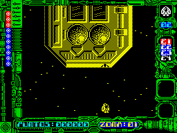 Star Dust (ZX Spectrum) screenshot: Game start