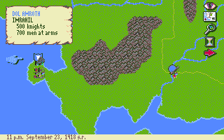 J.R.R. Tolkien's War in Middle Earth (Amiga) screenshot: Dol Amboth