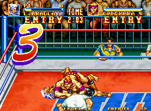 3 Count Bout (Neo Geo) screenshot: K.O.