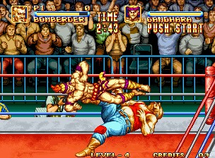 3 Count Bout (Neo Geo) screenshot: Bomberder