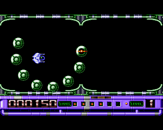 Slayer (Amiga) screenshot: This is easy, just don't move.
