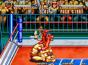 3 Count Bout (Neo Geo) screenshot: Red Dragon