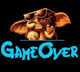 Gremlins: Unleashed (Game Boy Color) screenshot: Game Over