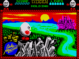 Dizzy: The Ultimate Cartoon Adventure (ZX Spectrum) screenshot: Loading screen