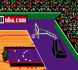 NBA in the Zone 2000 (Game Boy Color) screenshot: The crowd
