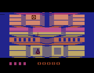 Espial (Atari 2600) screenshot: First background. This is where we start.,
