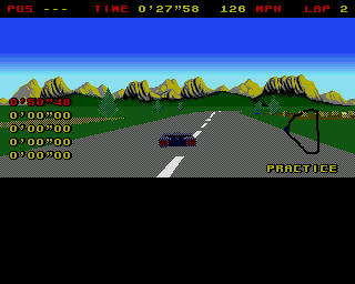 Leading Lap MPV (Amiga) screenshot: Endurance car