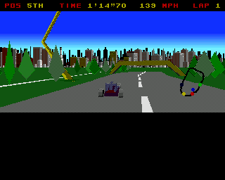 Leading Lap MPV (Amiga) screenshot: Formula one car