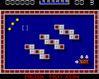 Mega Motion (Amiga) screenshot: Starting out