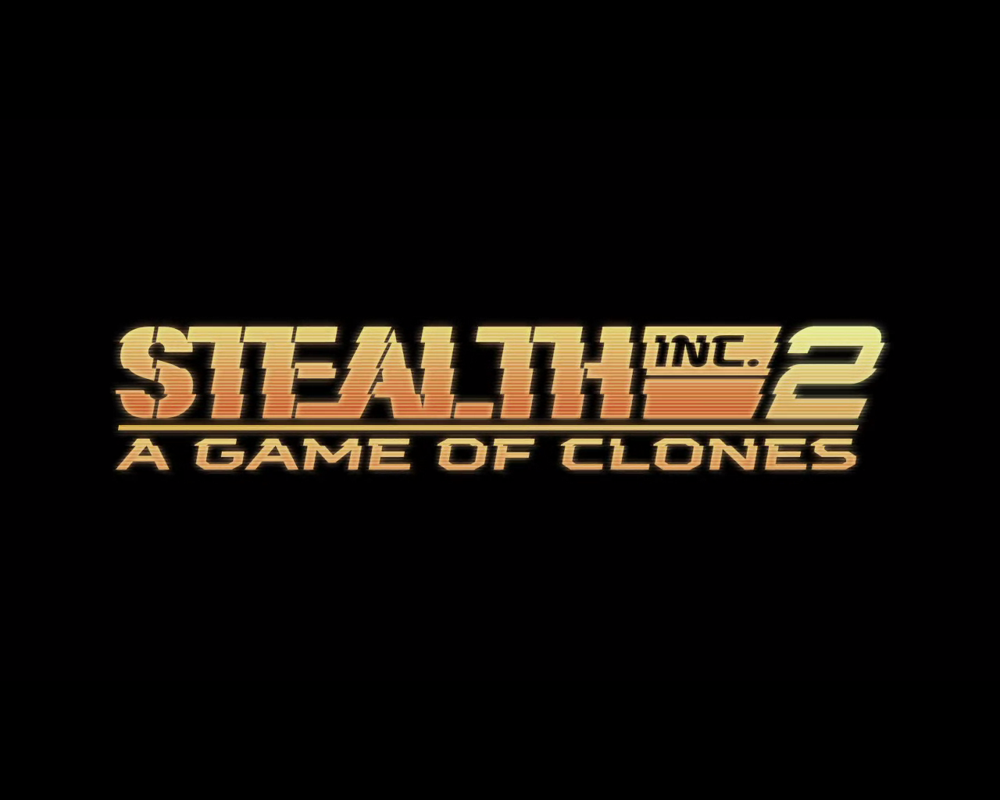 Stealth Inc. 2: A Game of Clones (Windows) screenshot: Title screen.