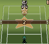 Mario Tennis (Game Boy Color) screenshot: Getting ready