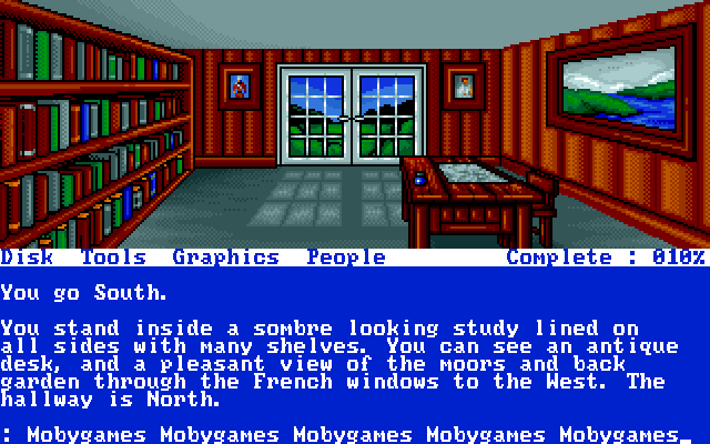 The Famous Five: Five on a Treasure Island (Amiga) screenshot: Quentin's office