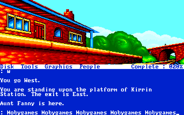 The Famous Five: Five on a Treasure Island (Amiga) screenshot: Station