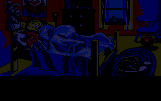 McGee (Amiga) screenshot: It all starts with McGee sleeping