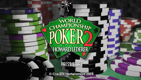 World Championship Poker 2 featuring Howard Lederer (PSP) screenshot: Title screen
