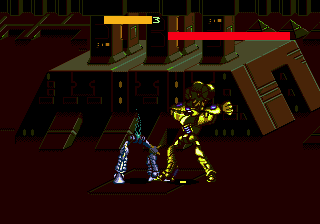 Cyborg Justice (Genesis) screenshot: Ripping off a torso
